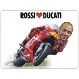 TAPPETINO MOUSE I LOVE VALENTINO ROSSI THE DOCTOR